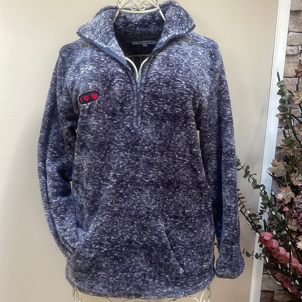 1/4 Zip Oversized Pullover by Sleepyheads, Women’s Size Medium